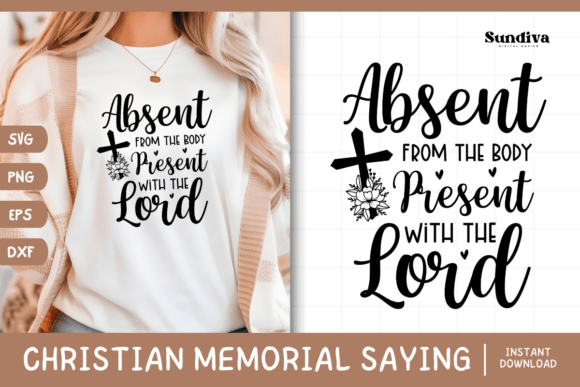 Christian Memorial Quote SVG 25 for Graphics and Crafts