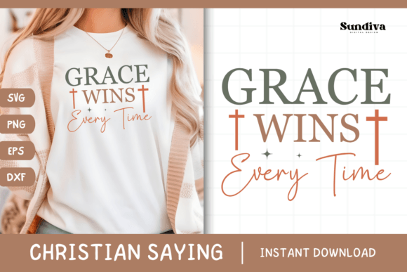 Christian Quote SVG - Faith Saying 16 for Graphics and Crafts