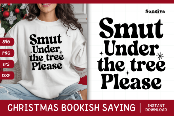 Christmas Bookish Quote SVG 2: A Festive Graphic for Crafts and Branding