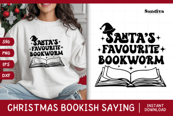 Christmas Bookish Quote SVG 7 for Crafts and Graphics