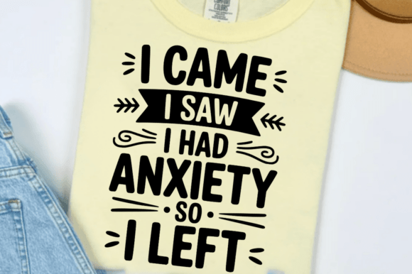 Funny Anxiety SVG Design for Graphics and Crafts