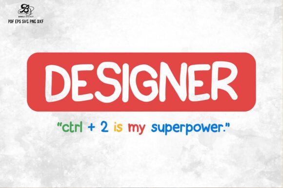 Funny Designer Quote SVG PNG Design for Graphics and Crafts