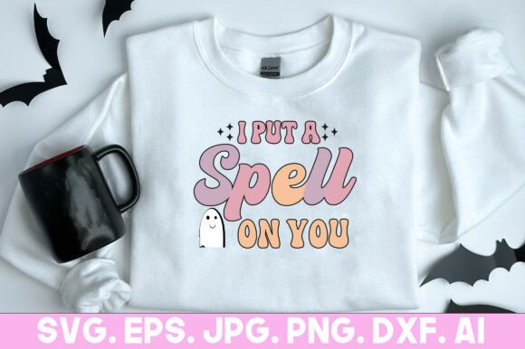 I Put a Spell on You Witch Quote SVG for Crafts and Graphics