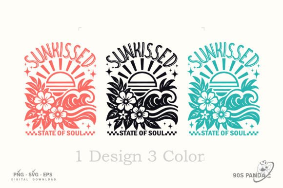 Sunkissed Retro Beach Sunset Svg Png Review