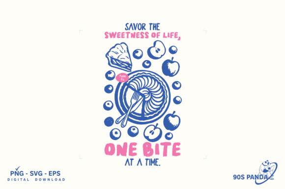 Trendy Food Quote Hand Drawn PNG for Crafts and Graphics